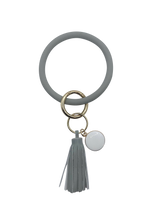 Load image into Gallery viewer, Round Silicone Bangle Keyring