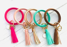 Load image into Gallery viewer, Leather Bangle Keyring
