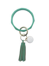 Load image into Gallery viewer, Rhombus Silicone Bangle Keyring