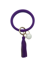 Load image into Gallery viewer, Leather Bangle Keyring