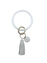 Load image into Gallery viewer, Round Silicone Bangle Keyring