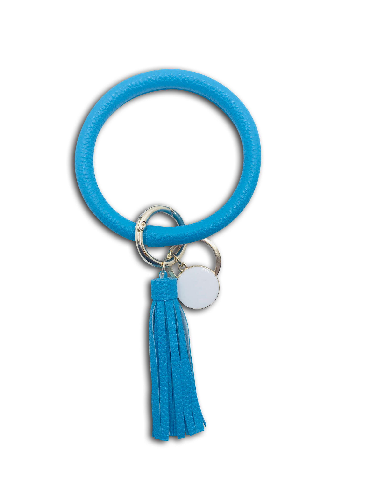 Ponytail Like Key Ring Bangle Keychain Holder. - Hold Keys  (75859)