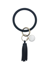 Load image into Gallery viewer, Round Silicone Bangle Keyring
