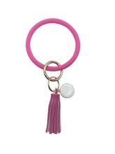 Load image into Gallery viewer, Round Silicone Bangle Keyring
