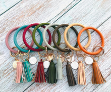 Load image into Gallery viewer, Round Silicone Bangle Keyring
