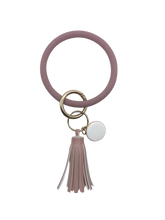 Load image into Gallery viewer, Round Silicone Bangle Keyring
