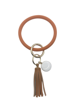 Load image into Gallery viewer, Round Silicone Bangle Keyring
