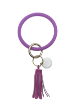 Load image into Gallery viewer, Round Silicone Bangle Keyring

