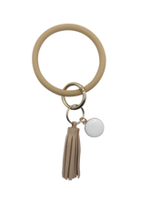 Load image into Gallery viewer, Round Silicone Bangle Keyring
